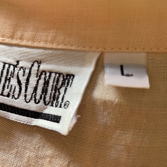 100% Linen Button Down Shirt - Picture 6 of 6